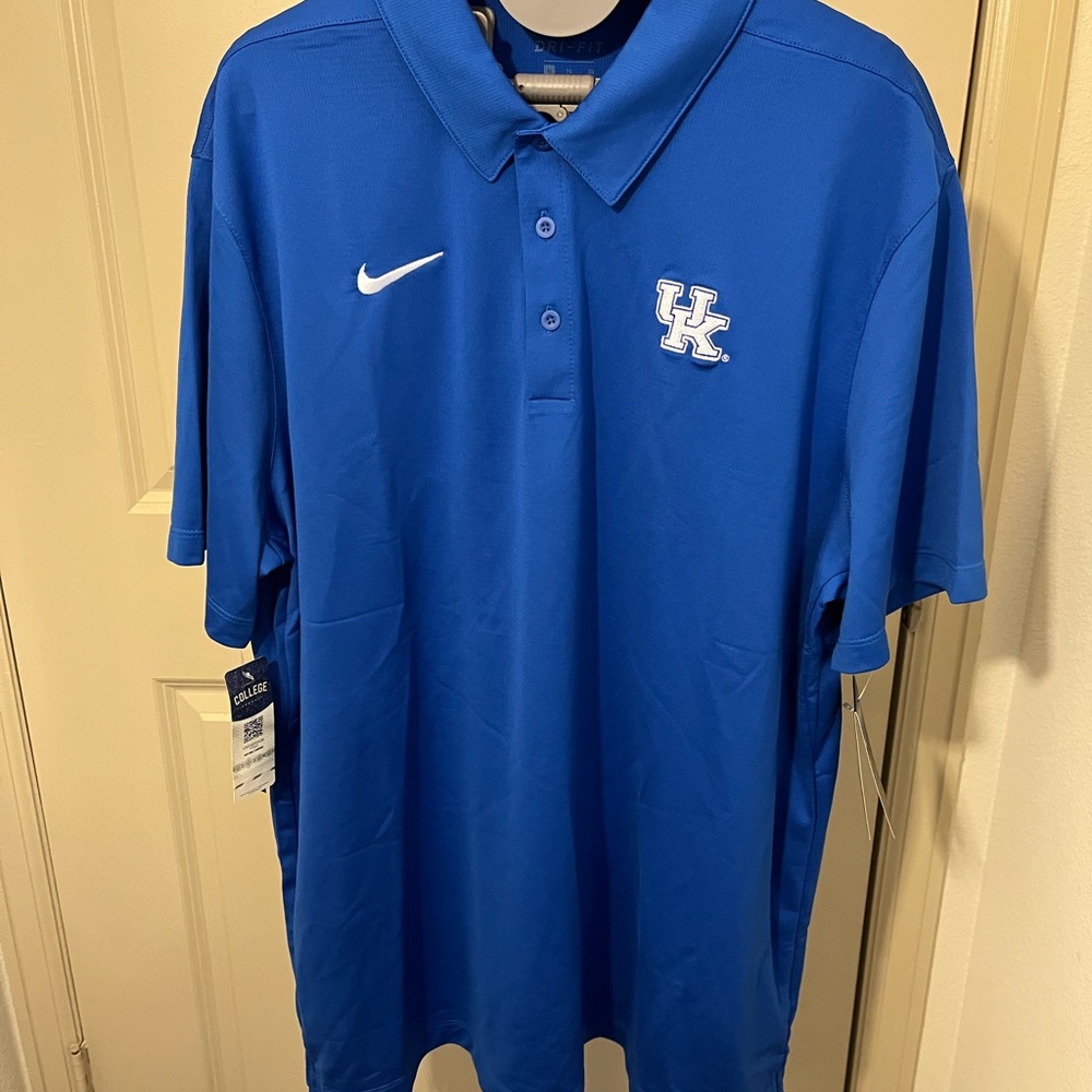 NWT Men's Nike Dri-Fit Kentucky Wildcats Polo (XL) LAST ONE!!